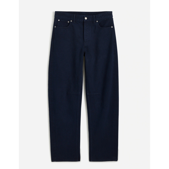 Madewell The Petite Darted Barrel Leg Jean Garment Dyed Juniper Berry US 28P NWT - Picture 6 of 14